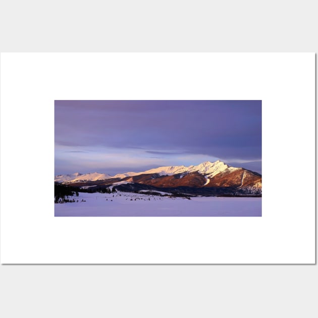 First Light on the Ten Mile Range Wall Art by briankphoto